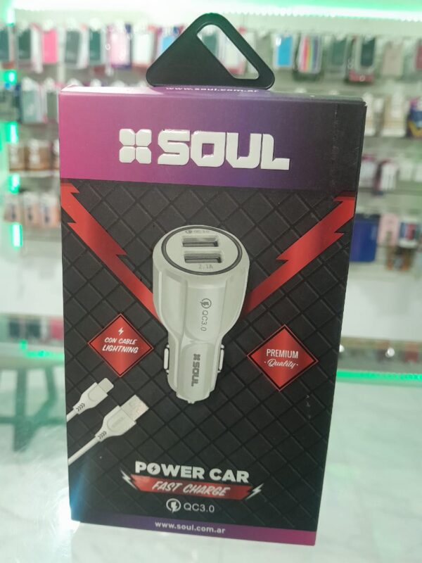CARGADOR AUTO SOUL MICRO