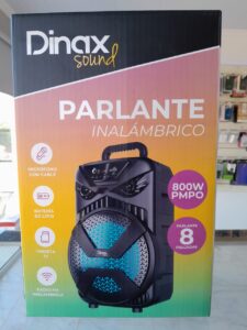 PARLANTE 8" DINAX + MICROFONO