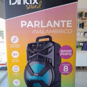 PARLANTE INALAMBRICO DINAX SOUND CN MICROFONO 8 PULGADAS