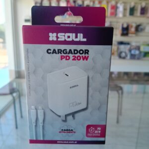 CARGADOR SOUL IPHONE 20W
