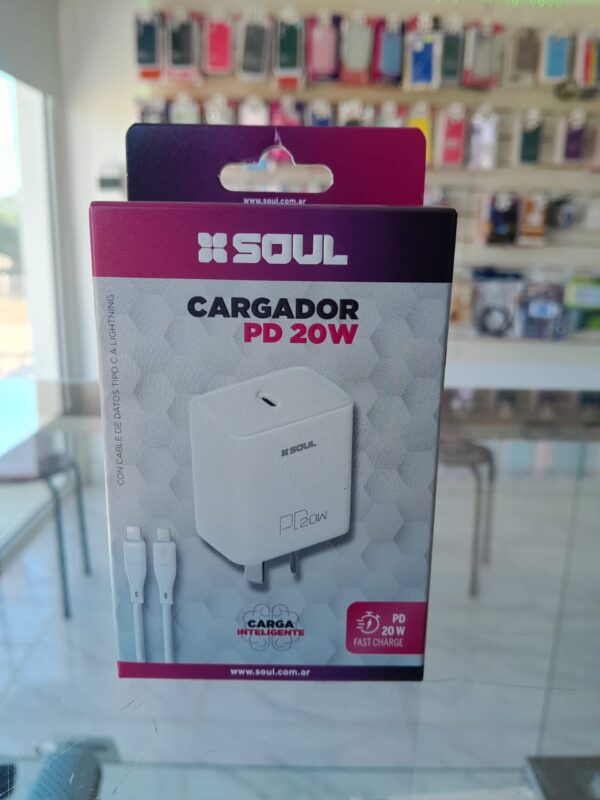CARGADOR SOUL IPHONE 20W