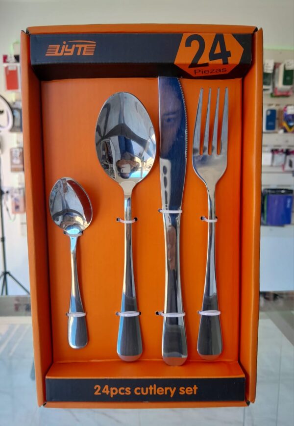 SET CUBIERTO X 24 UNIDADES