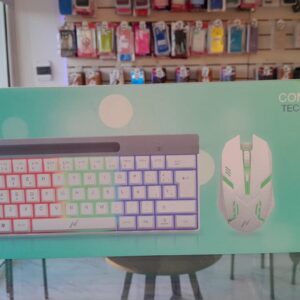 combo Gamer teclado + mouse c/ soporte de celular