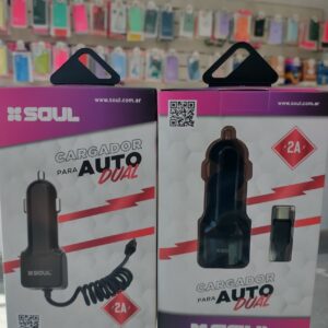 CARGADOR P/AUTO 2A
