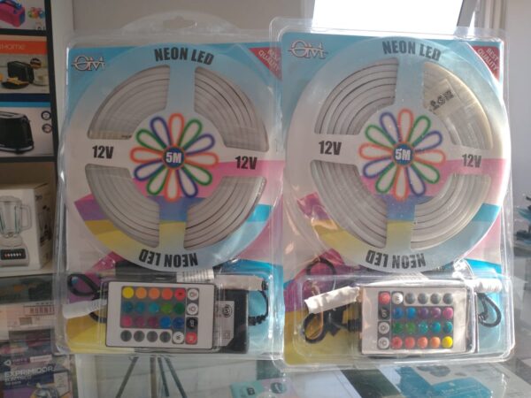 TIRA DE LUZ LED NEÓN 5MTS C/CONTROL