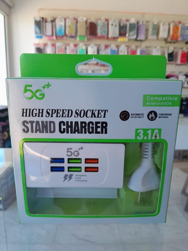USB ALARGUE STAND CHARGER 3.1A