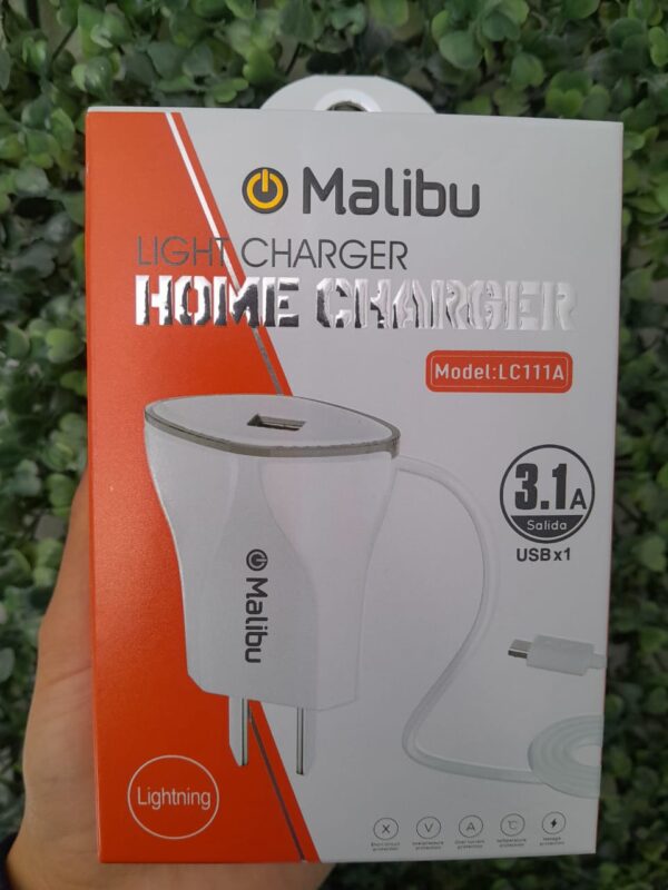CARGADOR MALIBU IPHONE 3.1A