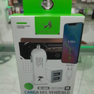 CARGADOR P/AUTO TIPO C