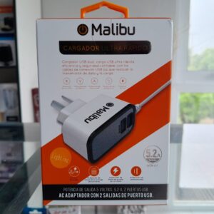 CARGADOR IPHONE 5.2A MALIBU