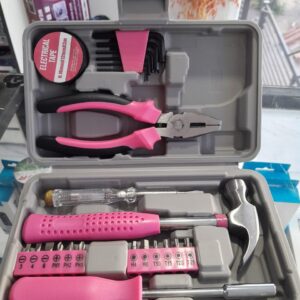 KIT DE HERRAMIENTA MALETIN ROSA