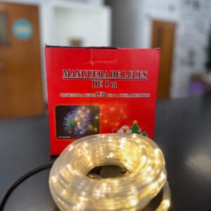 LUZ MANGUERA CALIDA 5M