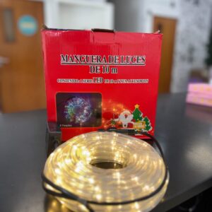 LUZ MANGUERA CALIDA 10M