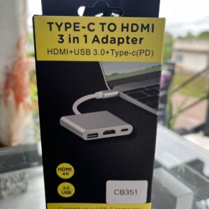 CONVERSOR TIPO C 3 en 1