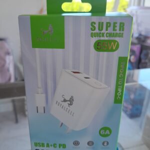 CARGADOR ROYAL 55W TIPO C