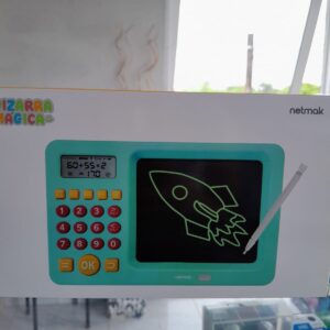 PIZARRA MAGICA + CALCULADORA RECARGABLE