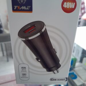 CARGADOR P/AUTO TIME 53001 48W
