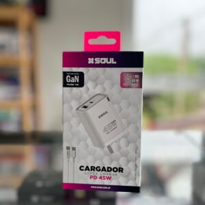CARGADOR SOUL 45W USB + TIPO C