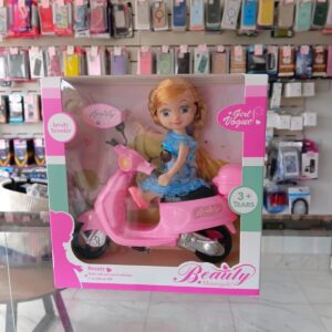 MUÑECA CON MOTO